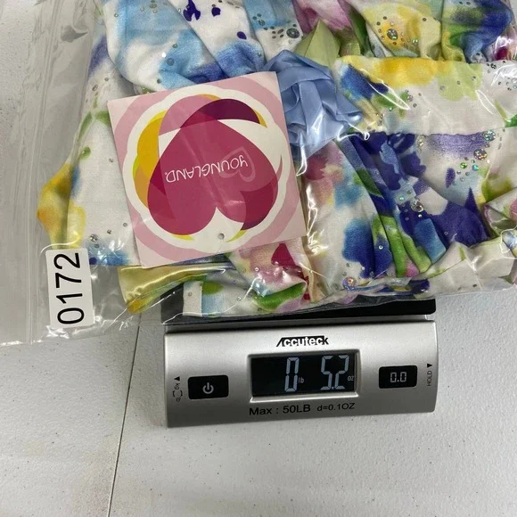 NEW Youngland toddler girl's floral‎ formal belted sequin satin lined dress 2T - Picture 9 of 9